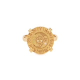 Astro 18K Gold Ring w. Lab-Grown Diamonds