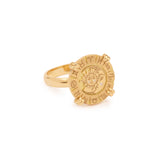 Astro 18K Gold Ring w. Lab-Grown Diamonds