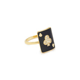 Harmonie Lacquer Pinkie 18K Gold Ring w. Lab-Grown Diamonds