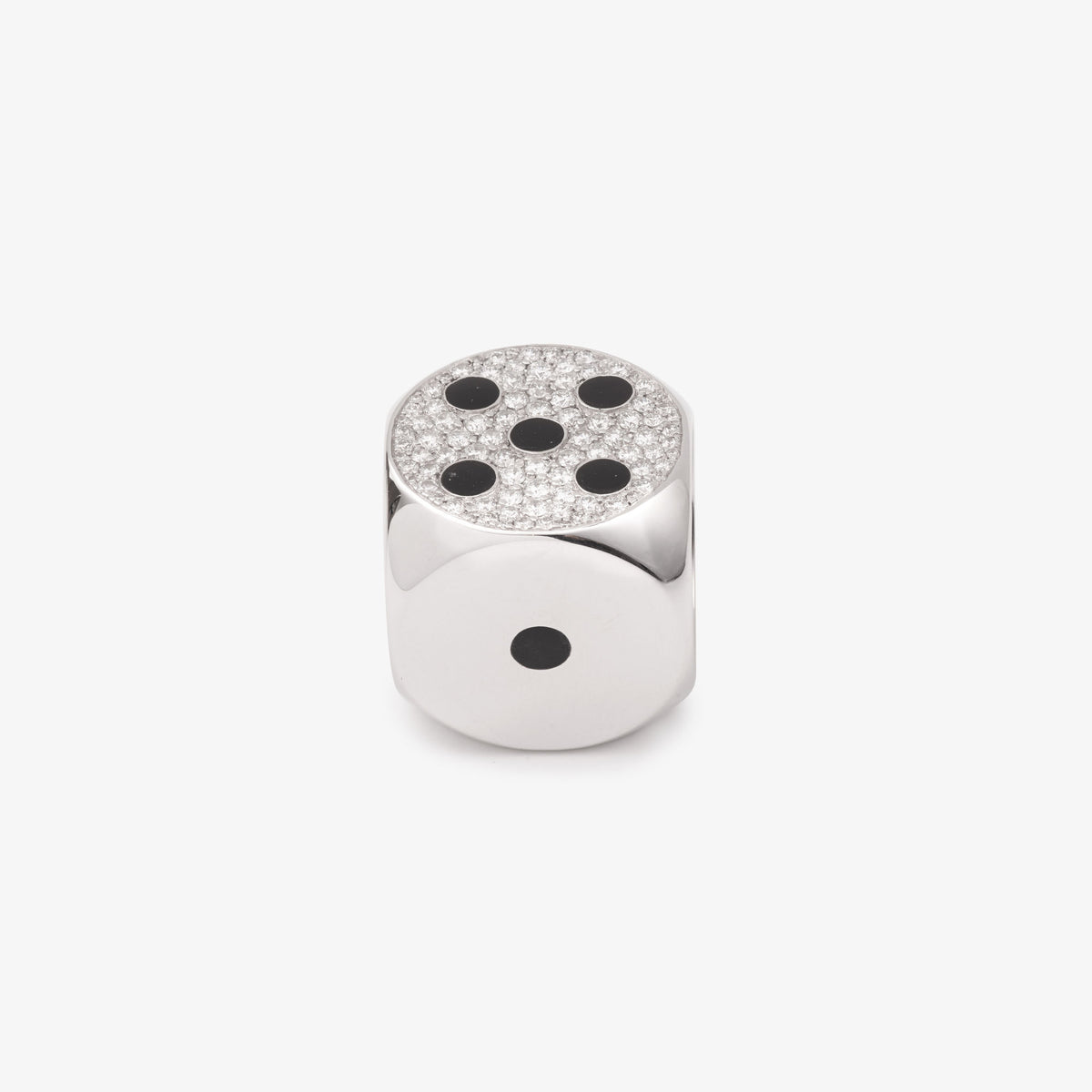 Hasard 18K White Gold Ring w. Lab-Grown Diamonds