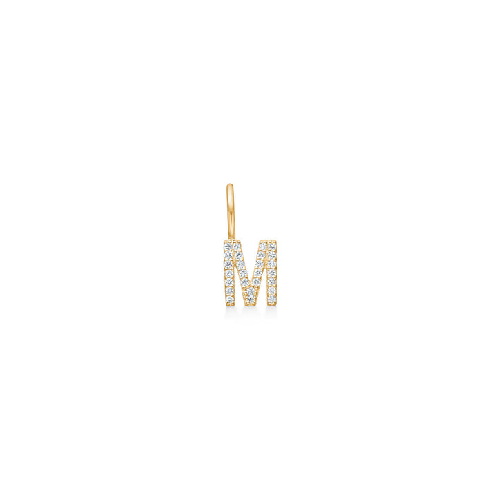 My M 18K Guld Vedhæng m. Diamanter