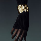 The Elephant 18K Gold Bangle w. Lab-Grown Diamond