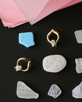 Eboris 18K Gold Earrings w. Lab-Grown Diamond