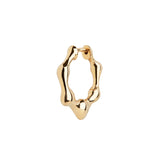 Milla Huggie 11 Gold Plated Earring