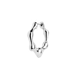 Milla Huggie 11 Silver Earring