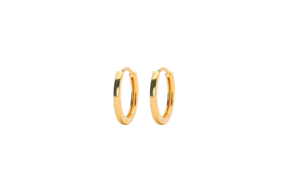 IX Mini Forgyldt Hoop