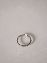 Minimalistic Baguette 18K Gold, Whitegold or Rosegold Ring w. Diamonds