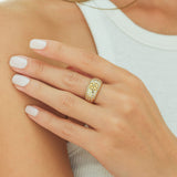 Fleur Blossom 18K Guld Ring m. Diamanter