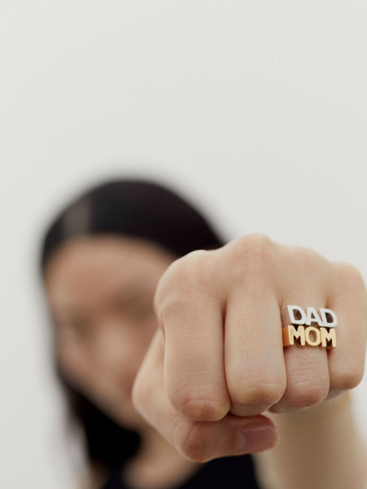 Dad Sølv Ring