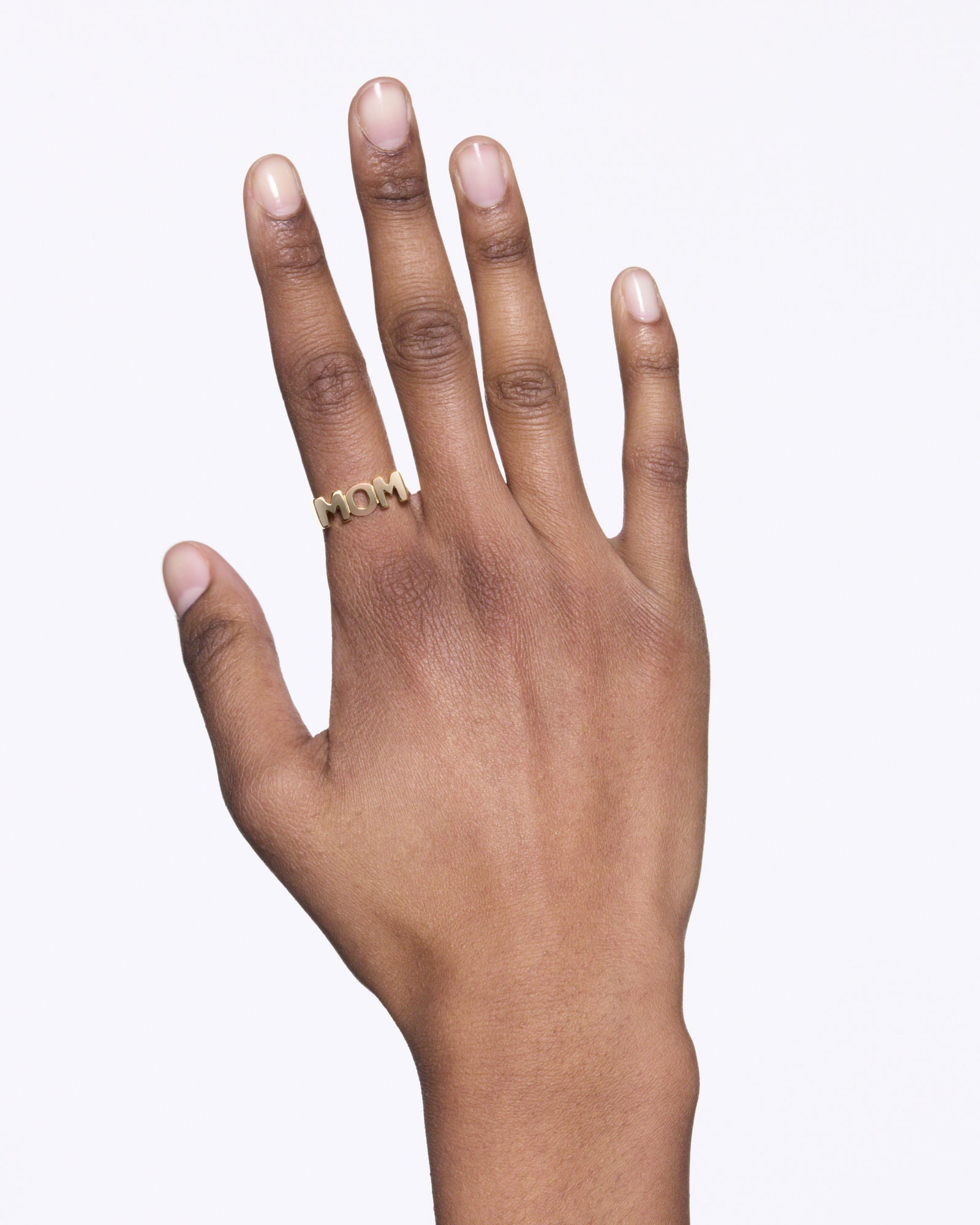 Mom Gold Plated Ring