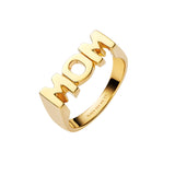 Mom Gold Plated Ring