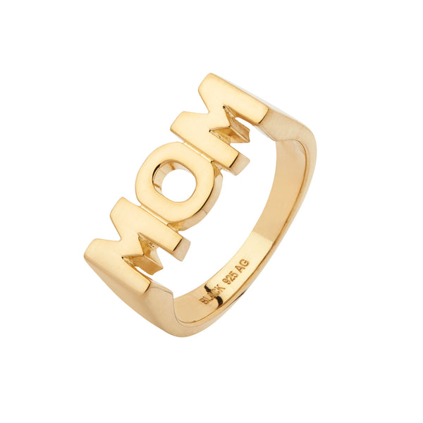 Mom Gold Plated Ring