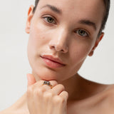 Monkey Stackable 18K Rose Gold, Gold & Silver Ring