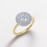 Diamond Mosaic 18K Gold Ring
