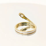 Iris Stackable 18K Gold Ring w. Lab-Grown Diamond