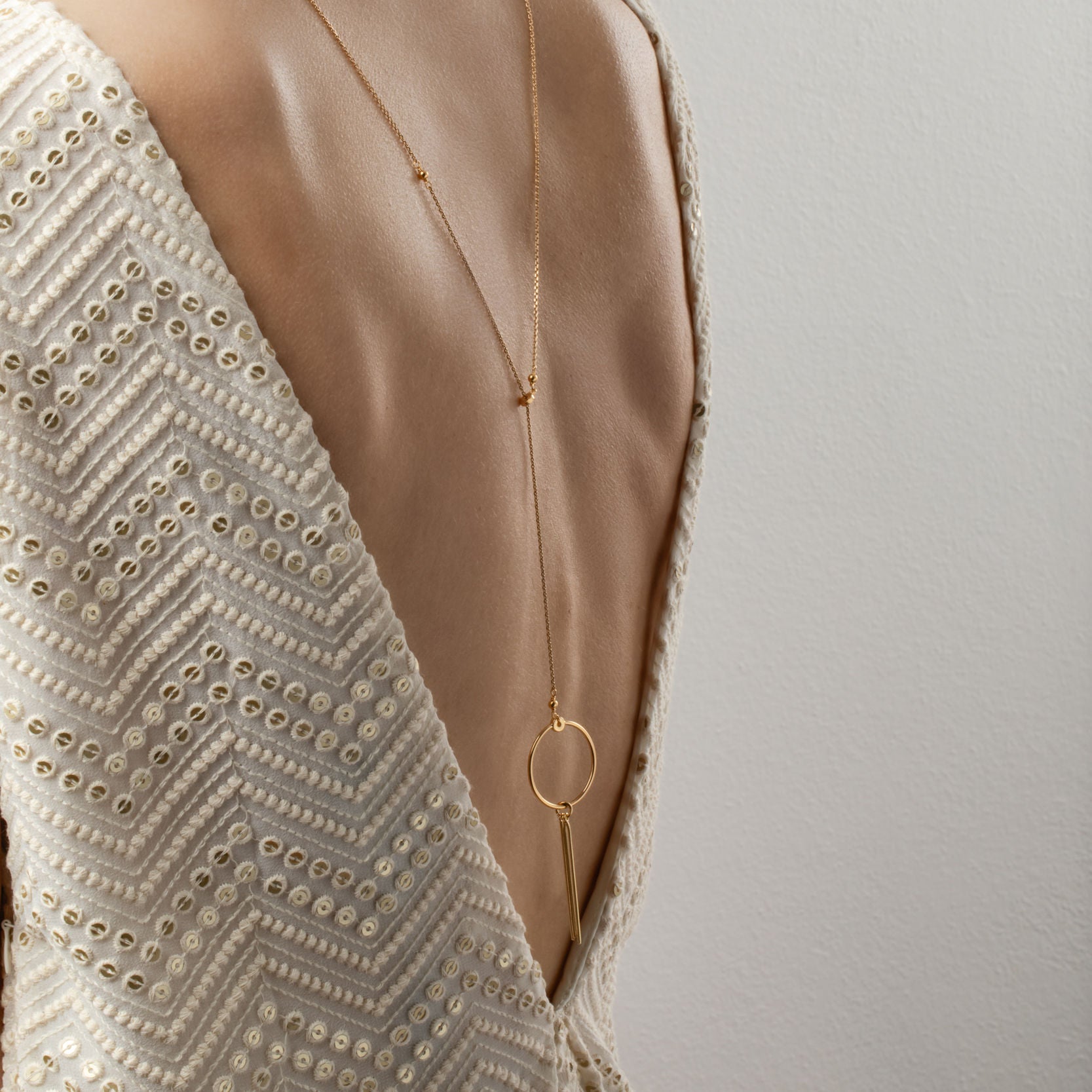 Orbita Fugace 18K Gold Plated Necklace
