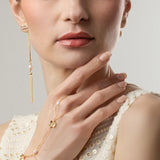 Cassiopea 18K Gold Plated Pendant w. Pearl