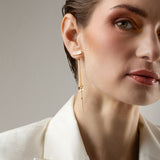 Cerulea 18K Gold Plated Pendant w. Zirconias