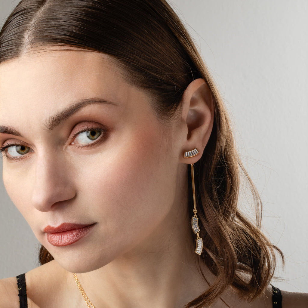 Levante 18K Gold plattierter Anhänger w. Zirkonien