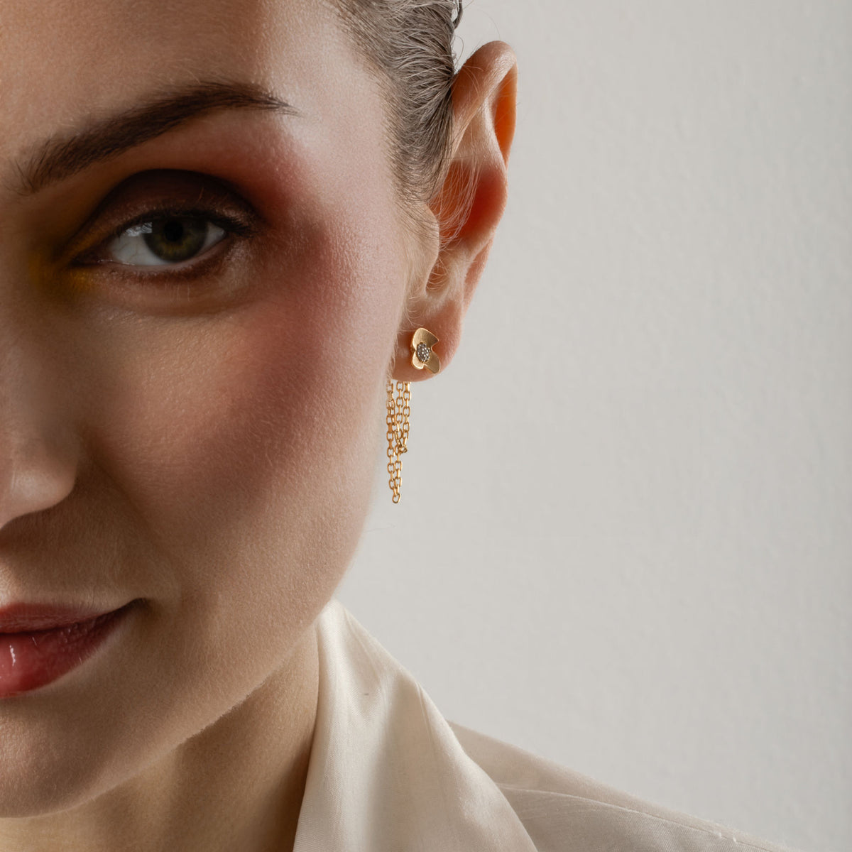 Onda Fluida 18K Gold Plated Pendant