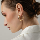 Orbita, Elara & Orbita 18K Gold Plated Earrings