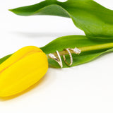 Iris Stackable 18K Gold Ring w. Lab-Grown Diamond