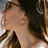 Doppia Orbita 18K Gold Plated Pendant