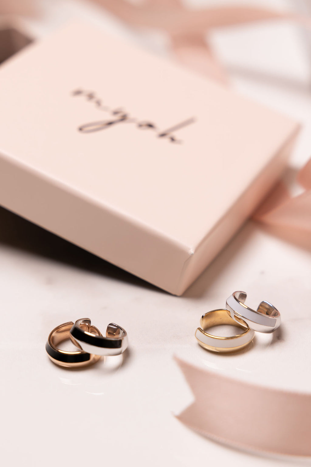 Celestia Climber & Irida 18K Gold Plated Earrings w. Zirconias