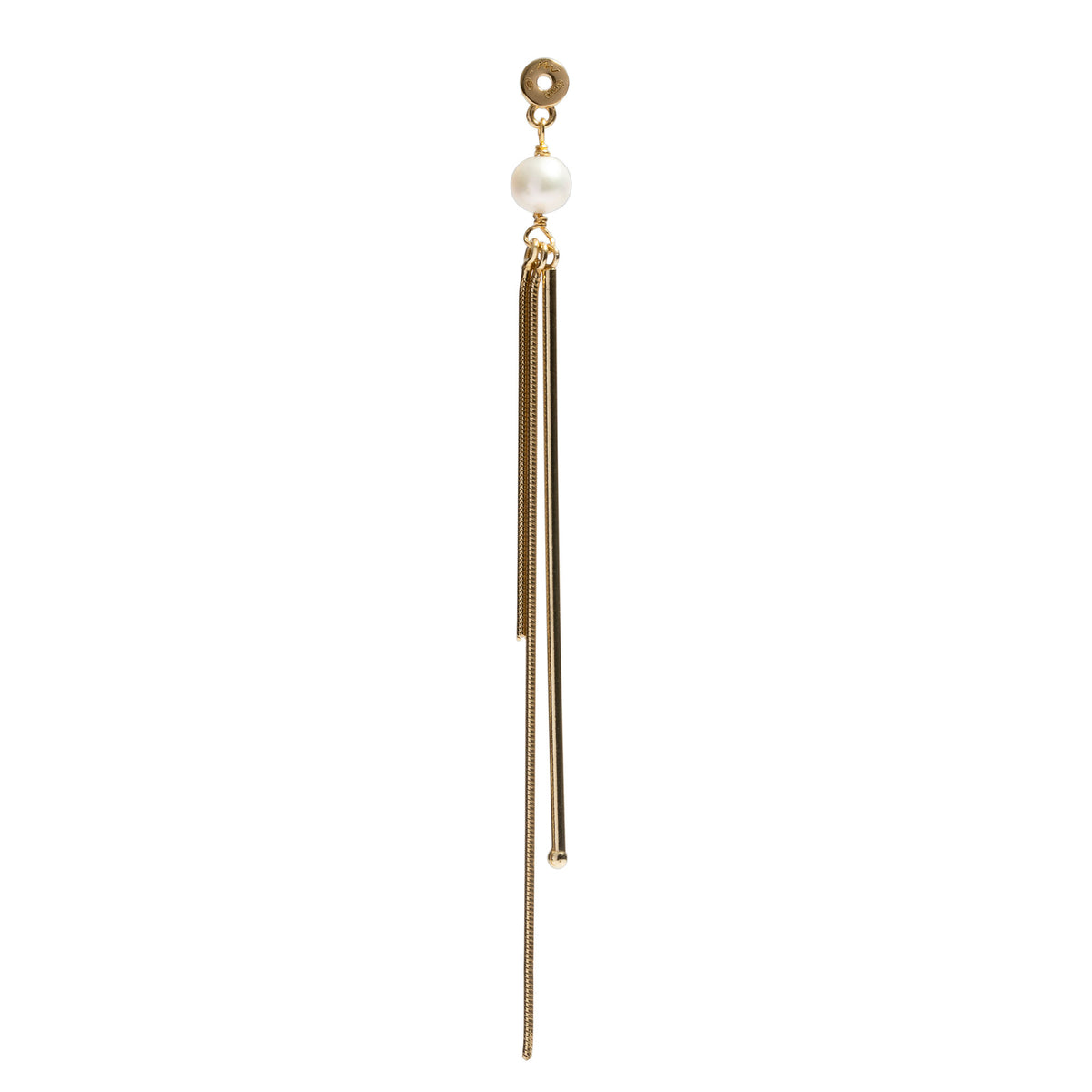 Meteora 18K Gold plattierter Anhänger w. Perle