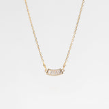 Irida 18K Gold Plated Necklace w. Zirconias
