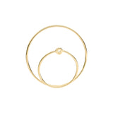 Doppia Orbita 18K Gold Plated Pendant