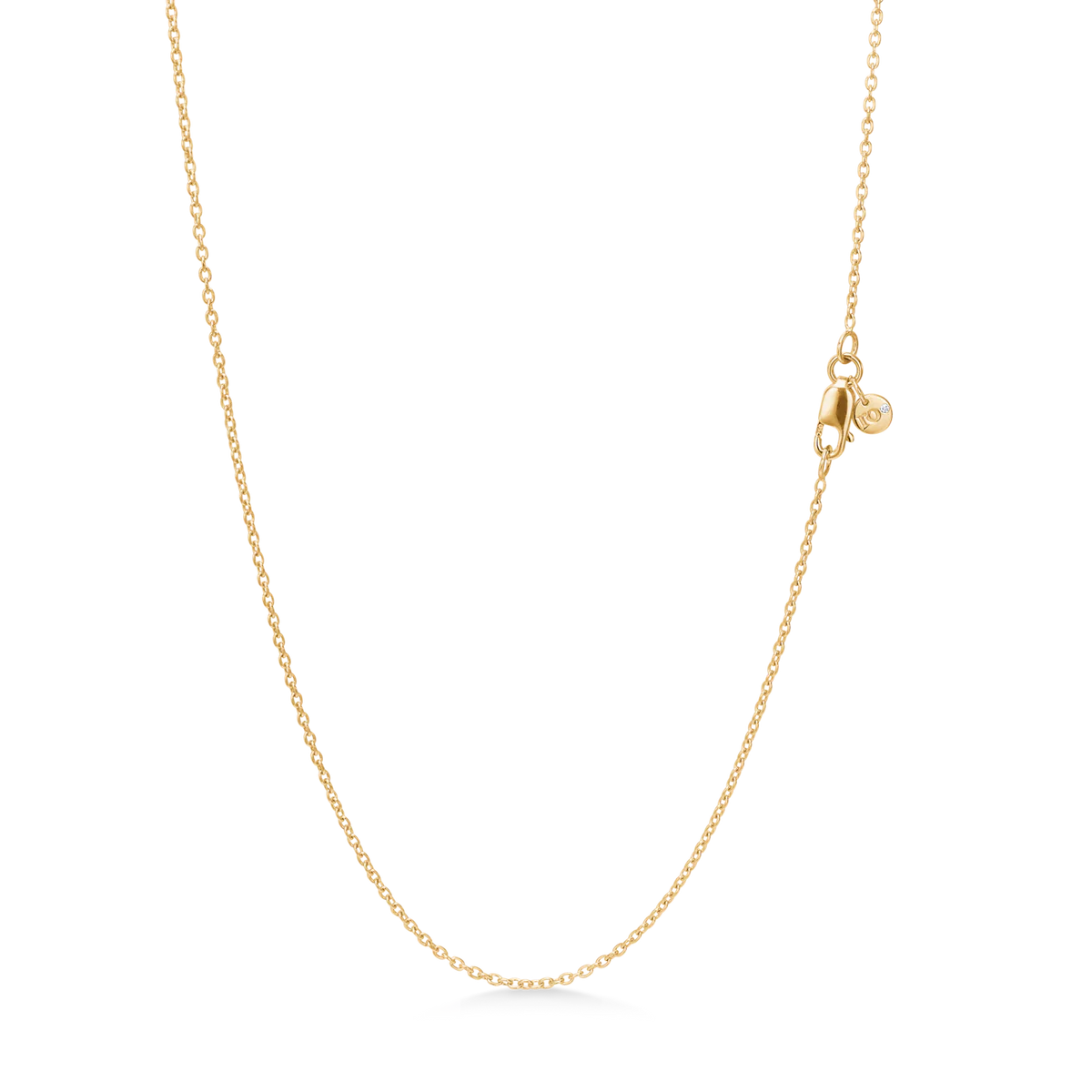 Ro 18K Gold Necklace w. Diamond
