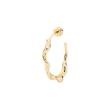 Nuri 25 Gold Plated Hoop