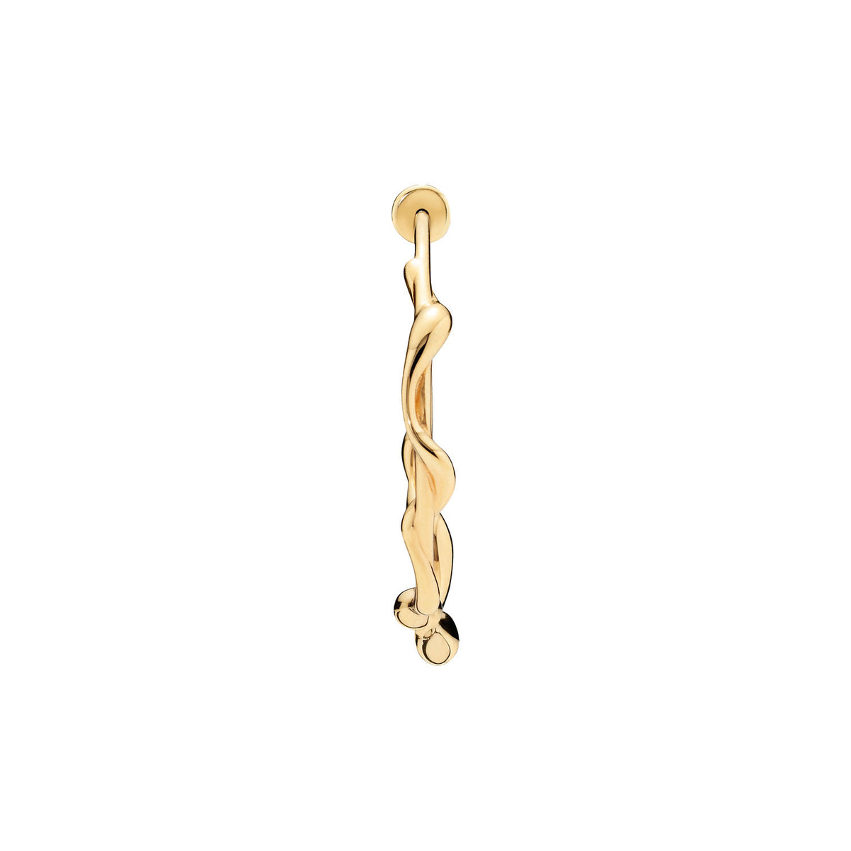 Nuri 35 Gold Plated Hoop
