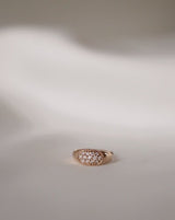Nonna's 18K Gold, Whitegold or Rosegold Huggie w. Diamonds
