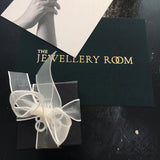 RAINBOW Lyserød/Grå 14K Guld Ørering m. Diamanter