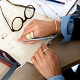 Shooting Stars 18K Gold Bracelet w. Diamonds