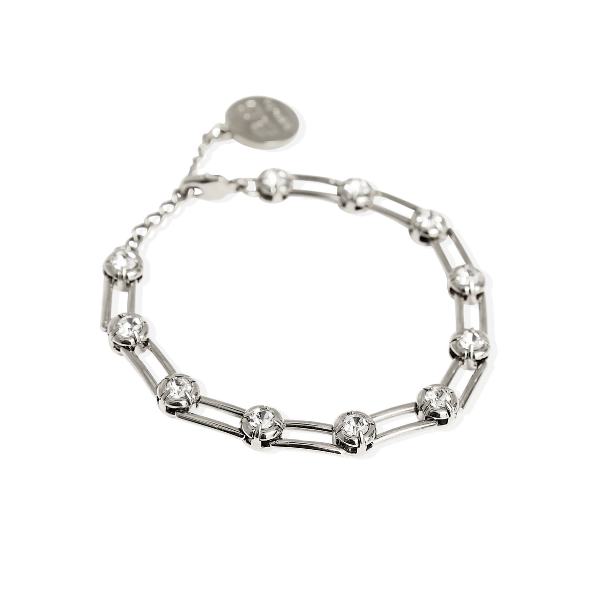 Olympia Sølv Armbånd m. Zirkon
