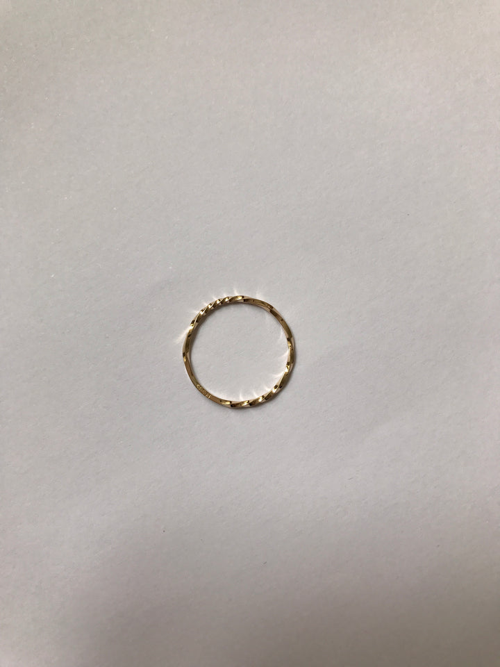 O TWIST Dag/lys 14K Guldring