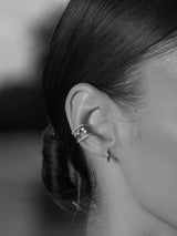 Mini 0.00 14K Gold, Whitegold or Rosegold Huggie