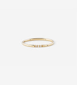 OUVERTURE | Diamond Line  0.015 14K Gold Ring