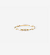 OUVERTURE | Diamond Line 0.015 14K Gold Ring