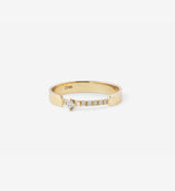 OUVERTURE | Diamond 0.08 14K Gold Ring w. Diamonds