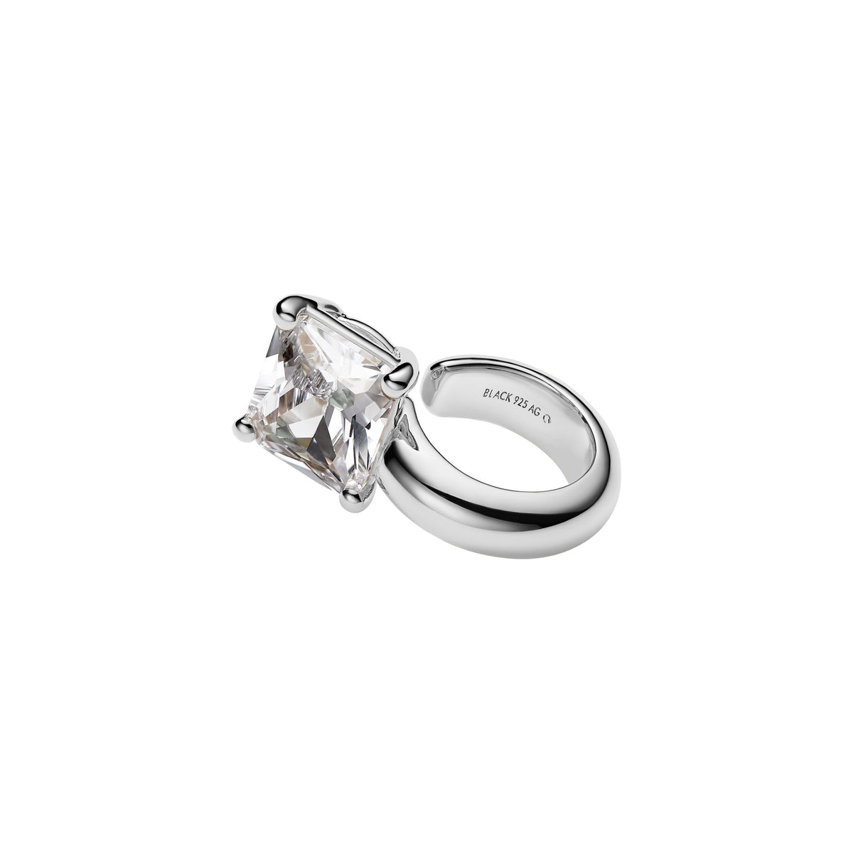 Omotesando Cider Sølv Ear Cuff m. Zirkon