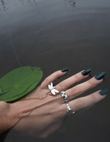 Frog Silver Ring