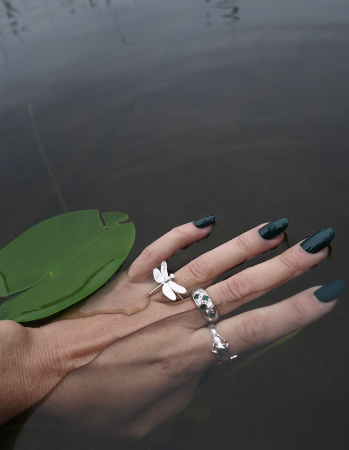 Frog Silver Ring