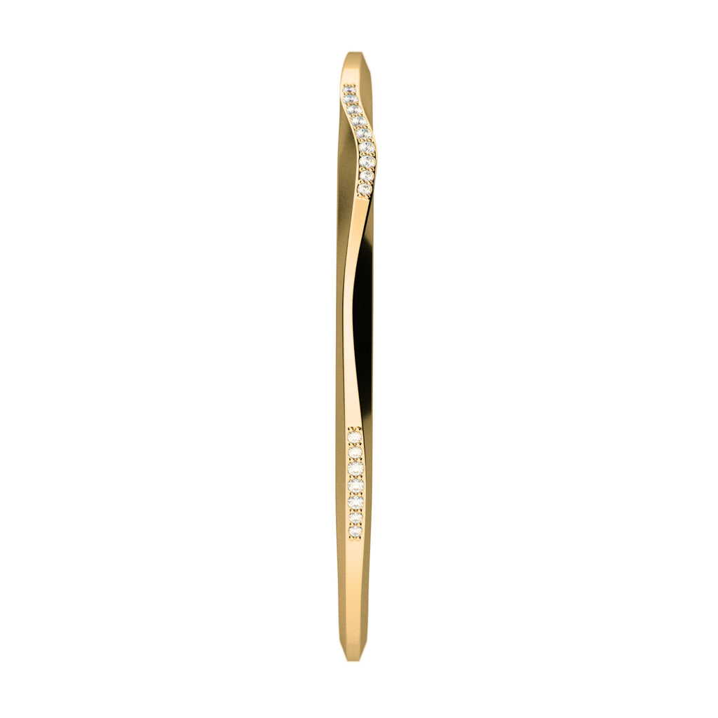 On The Edge 18K Gold Bracelet N°2 w. Diamonds