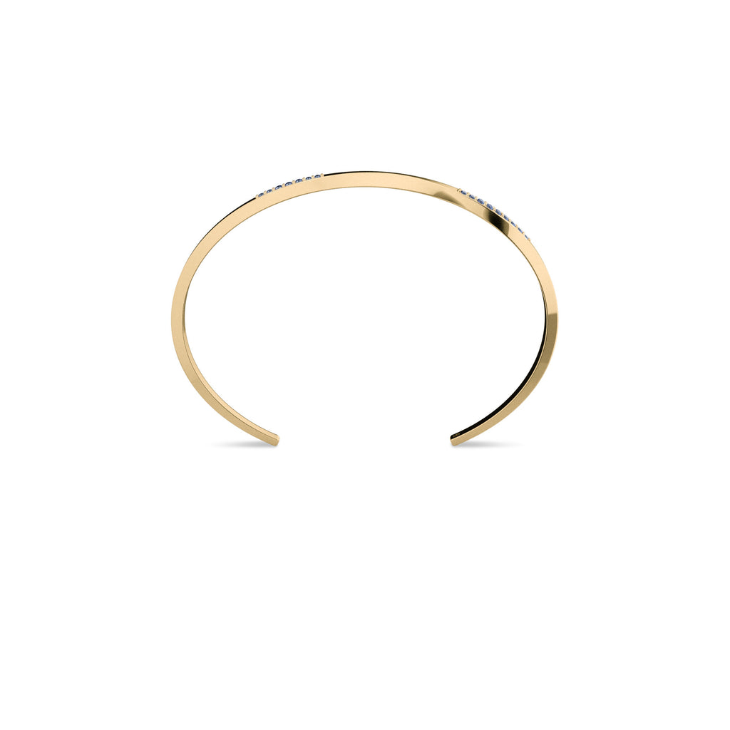 On The Edge 18K Gold Bracelet N°7 w. Sapphires