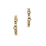 On The Edge 18K  Gold Earrings N°1 w. Diamonds