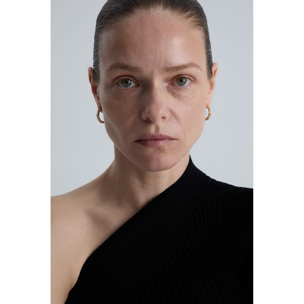 On The Edge 18K  Gold Earrings N°1 w. Diamonds